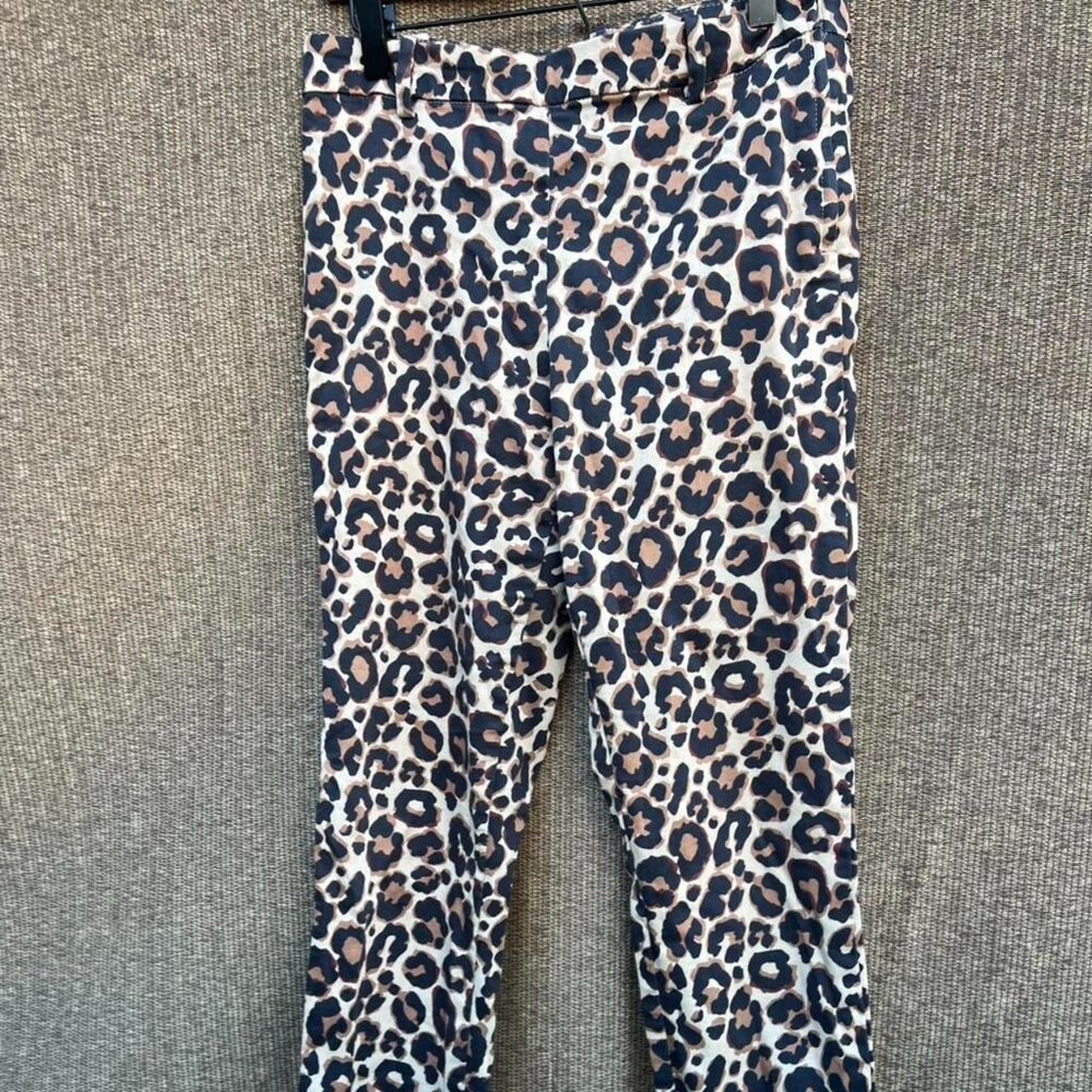H&M leopard print ankle pants Punk Rock Women’s Sz 6